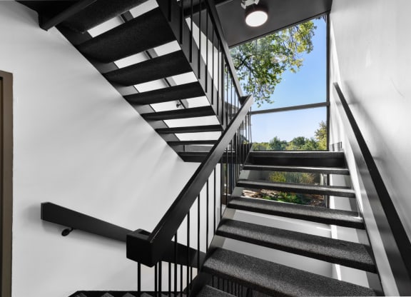 Stairwell at The Tarnhill, Minnesota