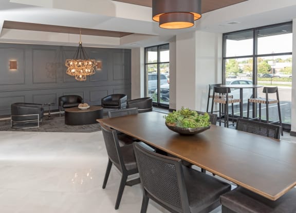 Dining Room at The Exchange Apartments, Minnesota