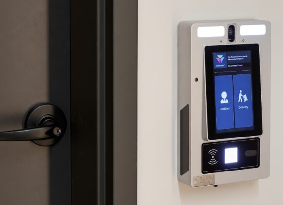Amenities Include Touch Screen Package Receiving  at The Hill Apartments, Saint Paul