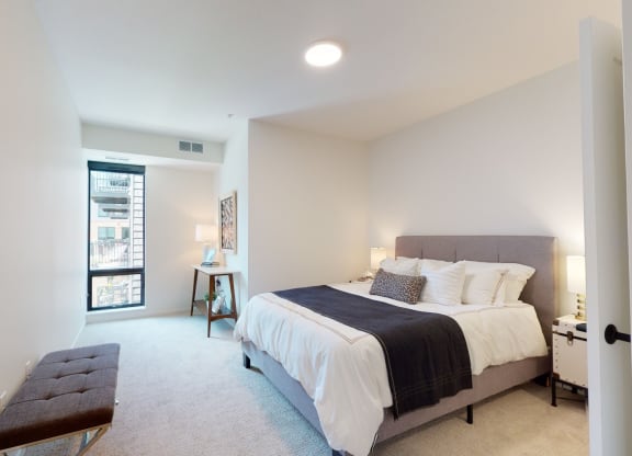 Gorgeous Bedroom at The Hill Apartments, Minnesota