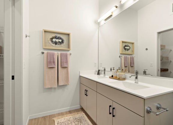 Luxurious Bathrooms at The Hill Apartments, Saint Paul, Minnesota