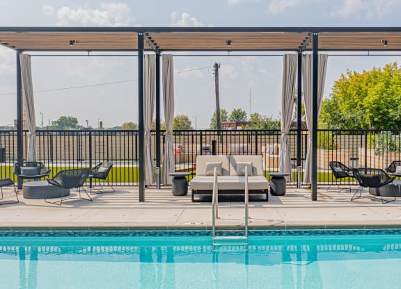 Poolside Lounge Chairs at The Mason, St. Paul, 55114