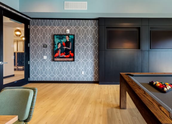 Billiards Table at The Mason, St. Paul, 55114