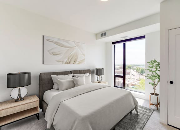 White Bedroom at The Mason, St. Paul, MN