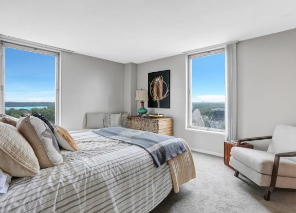 Gorgeous Bedroom at The Original at West Lake Quarter, Minnesota