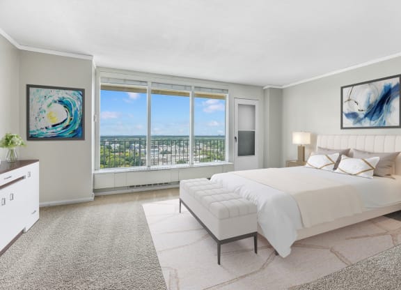 Large Comfortable Bedrooms at The Original at West Lake Quarter, Minneapolis, Minnesota