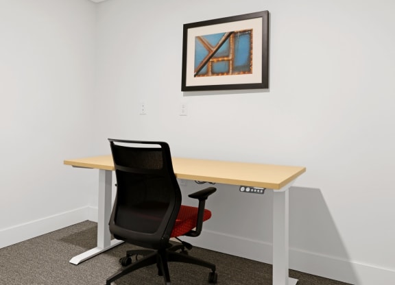 Work From Home Setup at Tyler Street Stacks, Minneapolis Minnesota