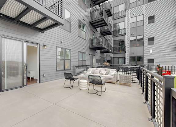 Patio Area at Tyler Street Stacks, Minnesota, 55413