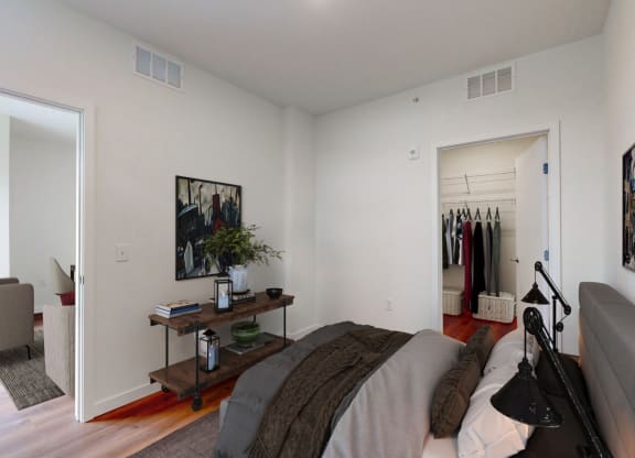 Bedroom With Closet at Tyler Street Stacks, Minnesota