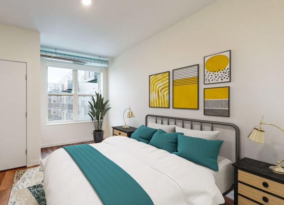 Spacious Bedroom at Tyler Street Stacks, Minneapolis
