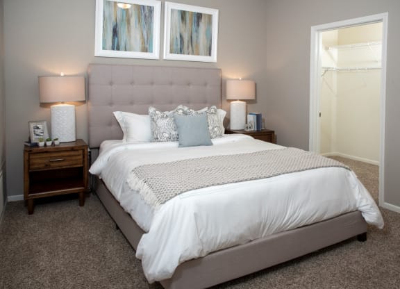 Urban Park I - Bedroom with large closet at Urban Park I and II Apartments, St Louis Park, 55426