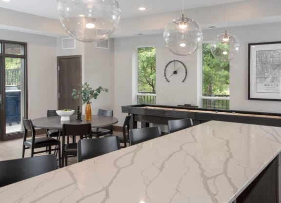 UPII community room at Urban Park I and II Apartments, Minnesota, 55426