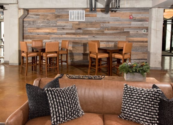 Spacious Lobby Area at Victoria Flats, Victoria, Minnesota