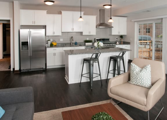 Double Refrigerator Doors at Victoria Flats, Victoria, 55386