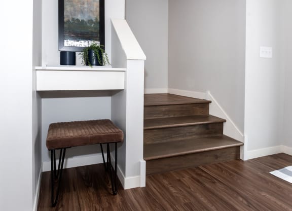 Staircase at Volo at Texa Tonka Apartments , St Louis Park, MN