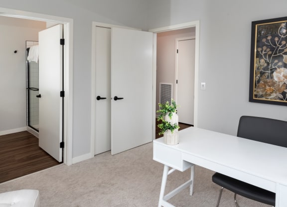 White interior rooms at Volo at Texa Tonka Apartments , St Louis Park, MN