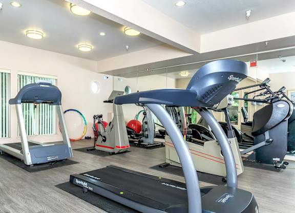 A Gym With Treadmills at Atrium Garden Apartment Homes, LLC, San Jose, CA
