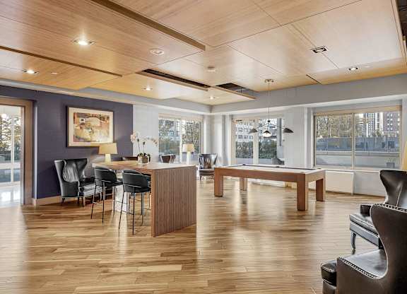 Lounge at MARC Apartments, New York, NY, 10019
