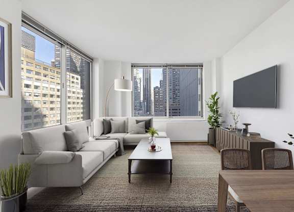 Open Living Room at MARC Apartments, New York, NY