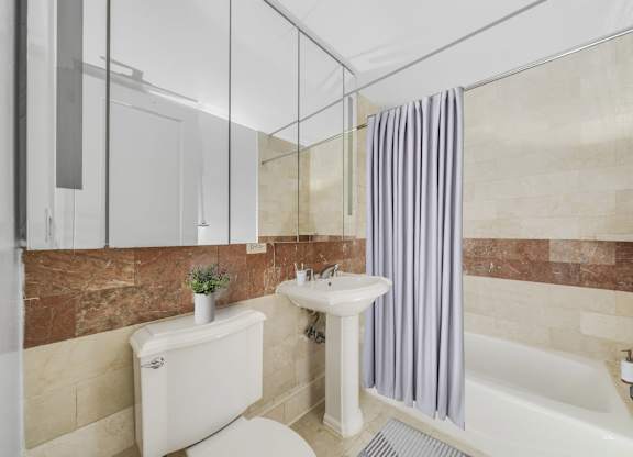 Bathroom at MARC Apartments, New York, 10019