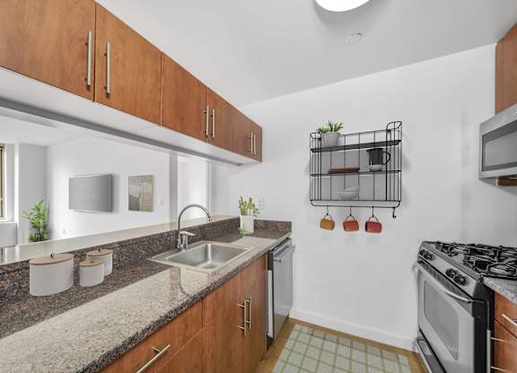 Open Kitchen at MARC Apartments, New York, NY, 10019