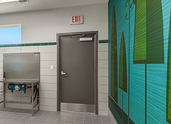 A bathroom with a sink and a toilet.