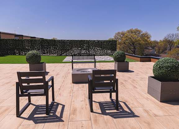 Rooftop Patio at The Franklin at Westfield, New Jersey, 07090