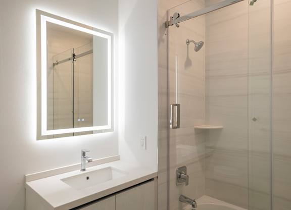 Modern Bathroom at The Franklin at Westfield, New Jersey
