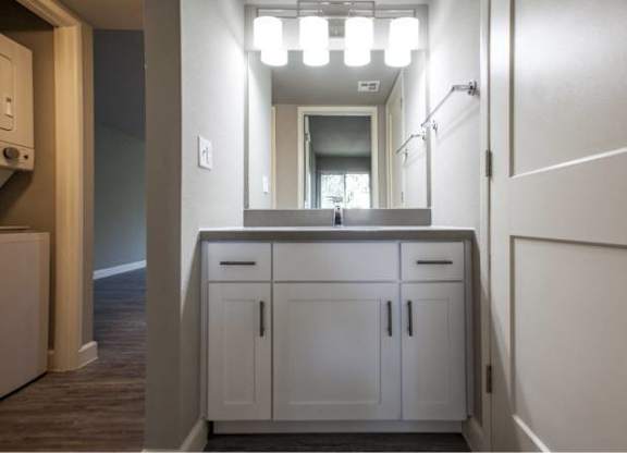 Spacious renovated bathroom