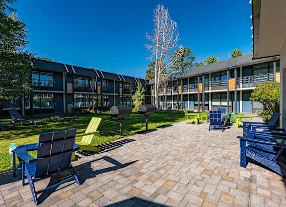 Sunny Community Courtyard