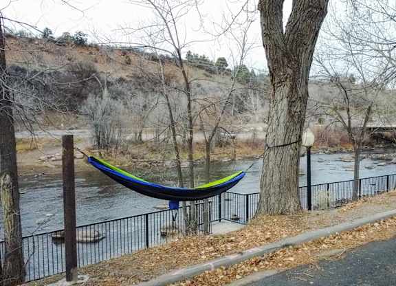 Riverfront Hammock Relaxation