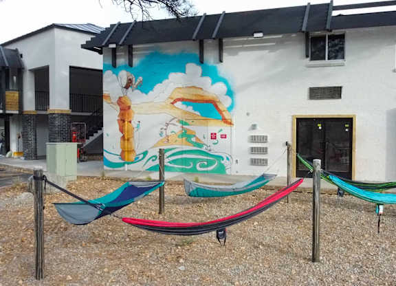 River Roost Courtyard