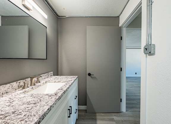 Bright Apartment Bathroom