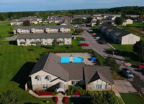 Aerial View of Community
