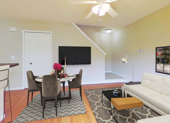 Living and Dining Rooms