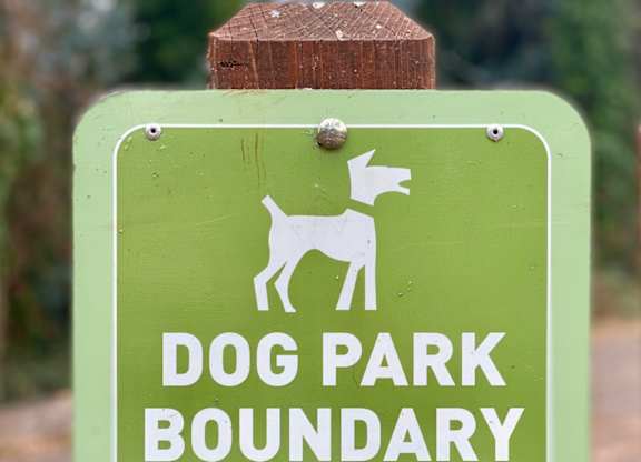 Trail to Off Leash Dog Park at Westmont Place Townhomes Apartments, California
