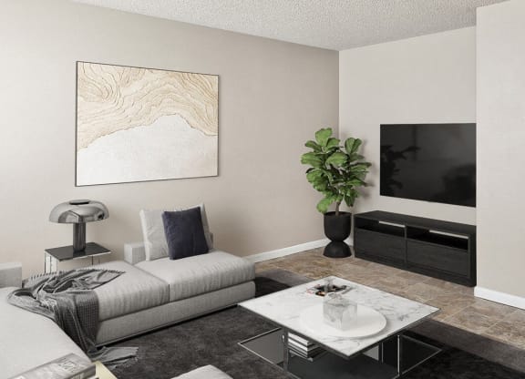 a living room with a couch and a tv at Bella Vista, St. George, UT, 84790