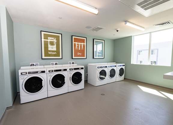 Laundry Center at The Glendale Senior Apartments in Northwest Phoenix, AZ