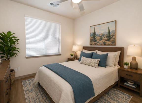 Spacious Bedrooms at The Glendale Senior Apartments in Northwest Phoenix, AZ
