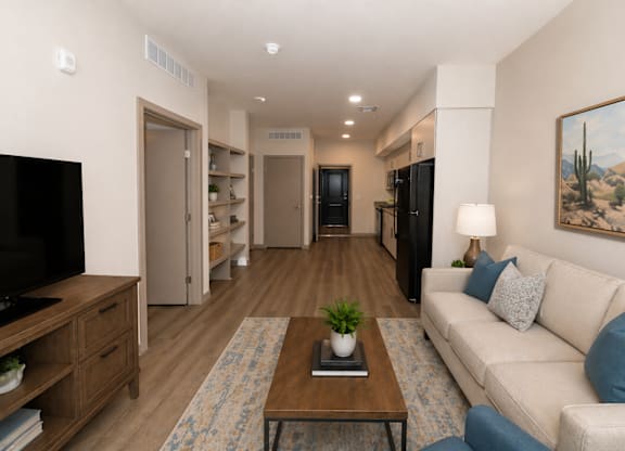 Spacious Living Areas at The Glendale Senior Apartments in Northwest Phoenix, AZ