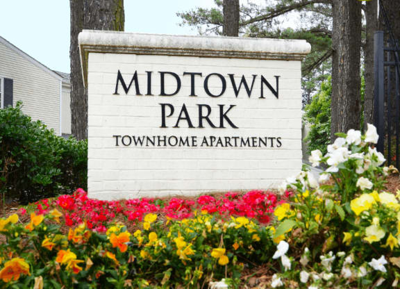 Signage at Midtown Park Townhomes, Raleigh