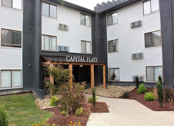 Exterior View at Capital Flats & Magnolia Square Apartments, Raleigh, 27601