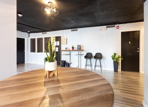 Lobby at Capital Flats & Magnolia Square Apartments, Raleigh, 27601