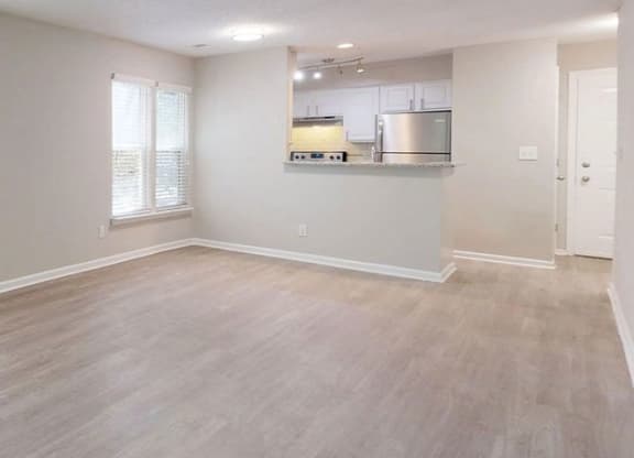 Living And Kitchen at Willow Bend Apartments, Durham, North Carolina