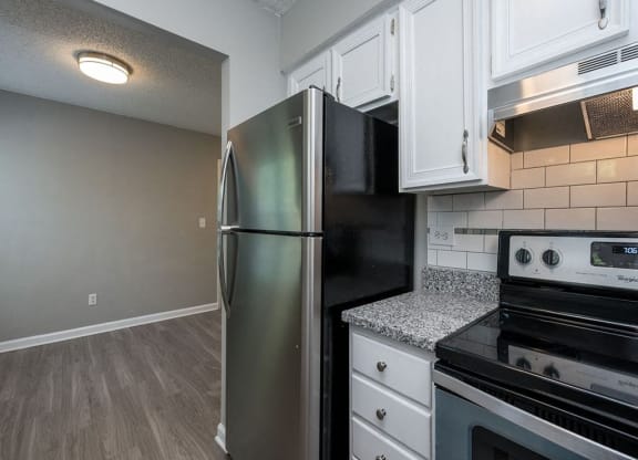 Black Appliances at Willow Bend Apartments, Durham, NC, 27707