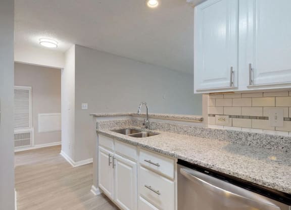 Granite Countertop at Willow Bend Apartments, Durham, North Carolina