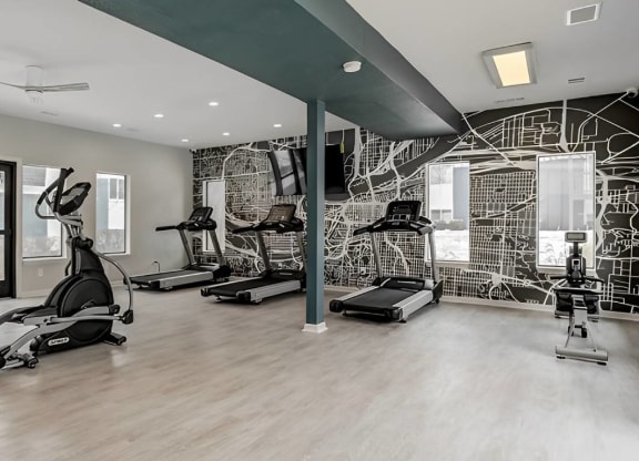 Modern Fitness Center at Aspen Landing, Missouri, 64137