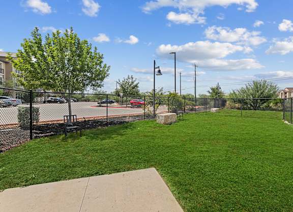A Park with a Bench at Citadel at Westpointe Apartments, Texas, 78245
