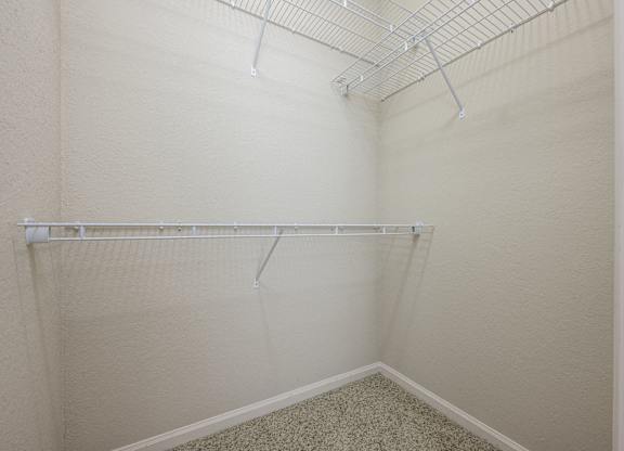 Empty Closet at Spring Creek Apartments, Crestview, FL, 32536