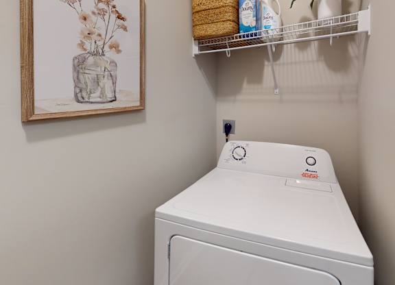 a washer and dryer included in every unit